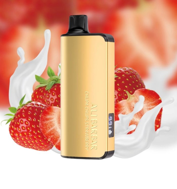 ALIBARBAR ALIBARBAR INGOT CHUPA CHUPS STRAWBERRY 9000 PUFFS
