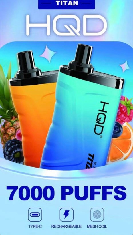10PCS 10PCS OF HQD TITAN 7000 PUFFS