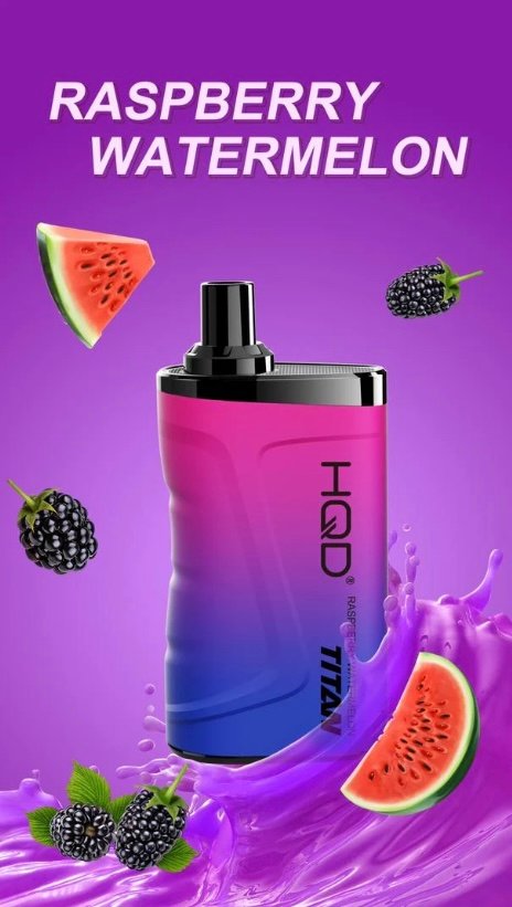 HQD HQD TITAN RASPBERRY WATERMELON 7000 PUFFS