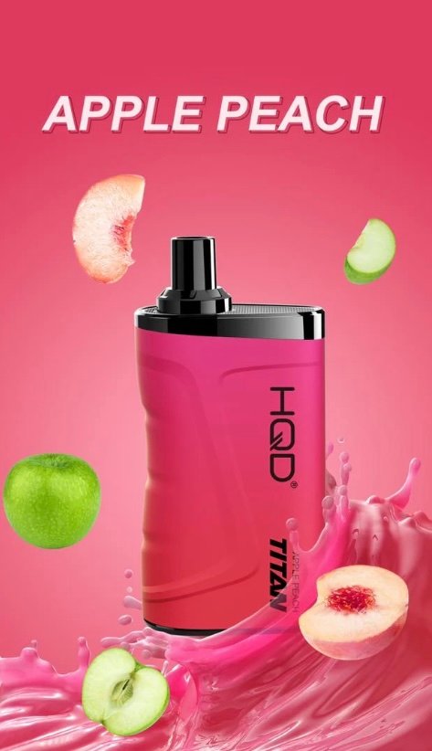 HQD HQD TITAN APPLE PEACH 7000 PUFFS