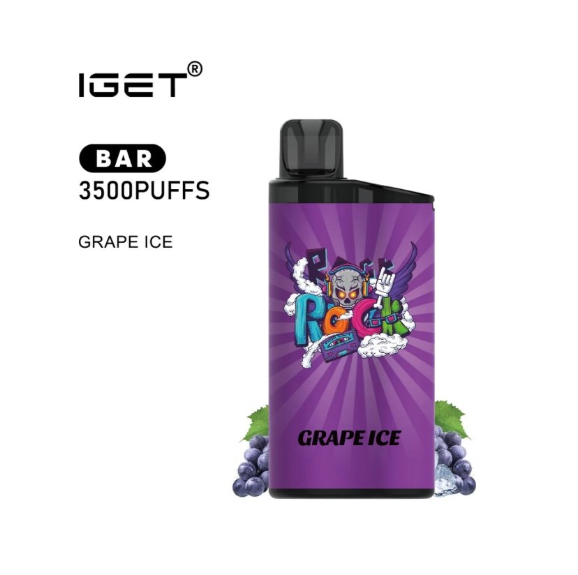 IGET IGET BAR GRAPE ICE 3500 PUFFS