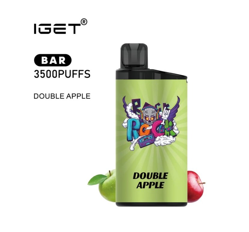 IGET IGET BAR DOUBLE APPLE 3500 PUFFS