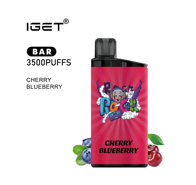 IGET IGET BAR CHERRY BLUEBERRY 3500 PUFFS