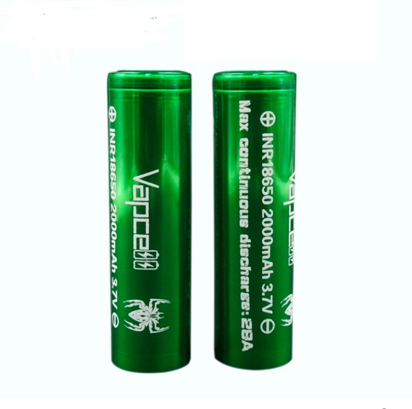 Vapcell Vapcell INR 18650 Battery 3.7V 28A 2000mAh 1pc