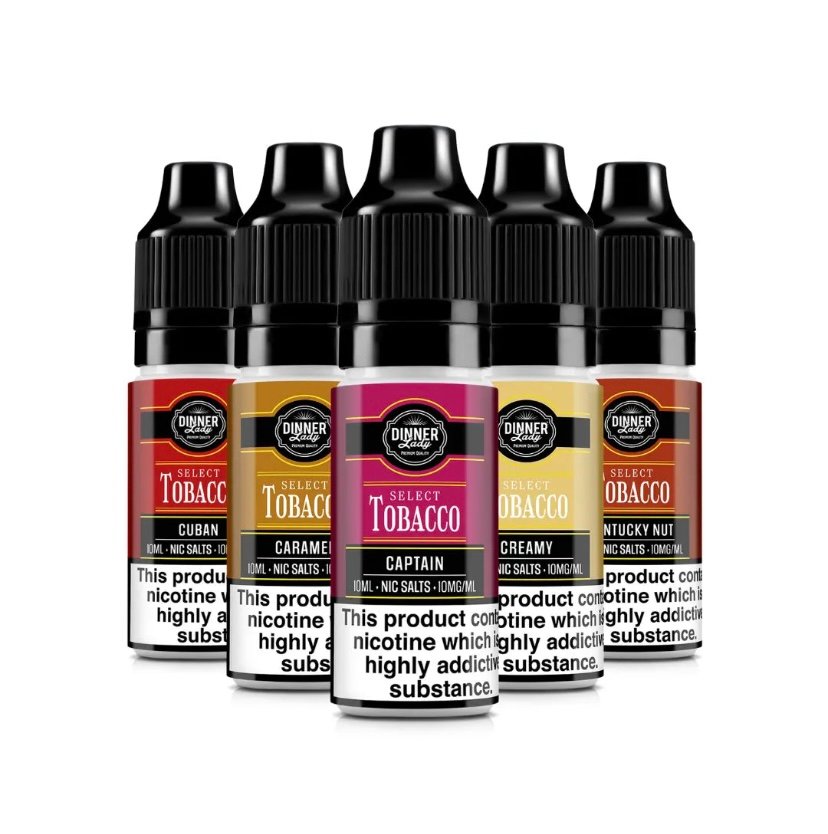 Dinner Dinner Lady Select Tobacco 10ml Nic Salt