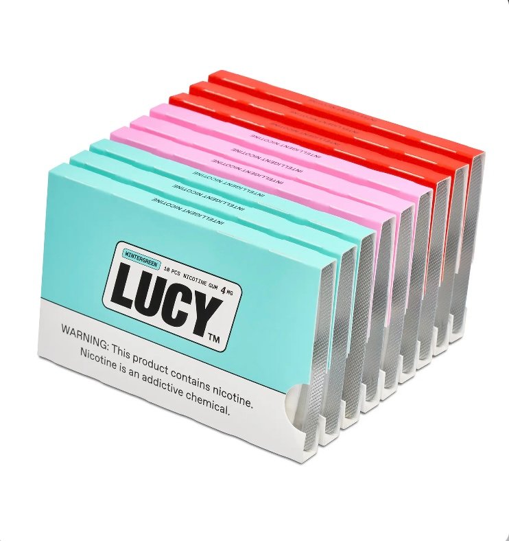 Nicotine Lucy Nicotine Gum (9-pack)