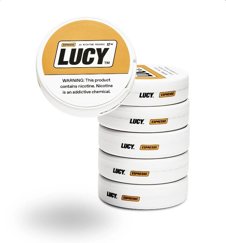 Nicotine Lucy Nicotine Pouches Espresso  (6 Pack)