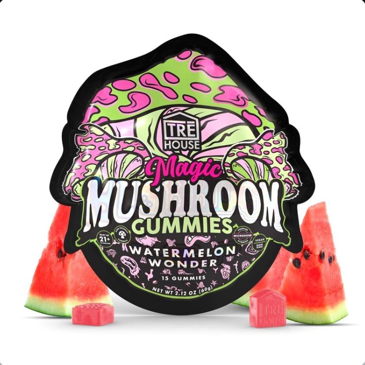 Delta 8 Watermelon Wonder Magic Mushroom Gummies