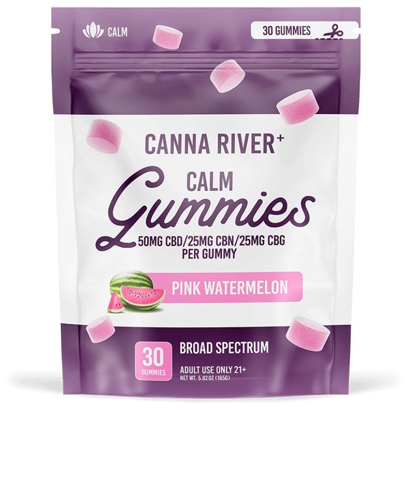 Delta 8 BROAD SPECTRUM CBD GUMMIES FOR CALM – CANNA RIVER