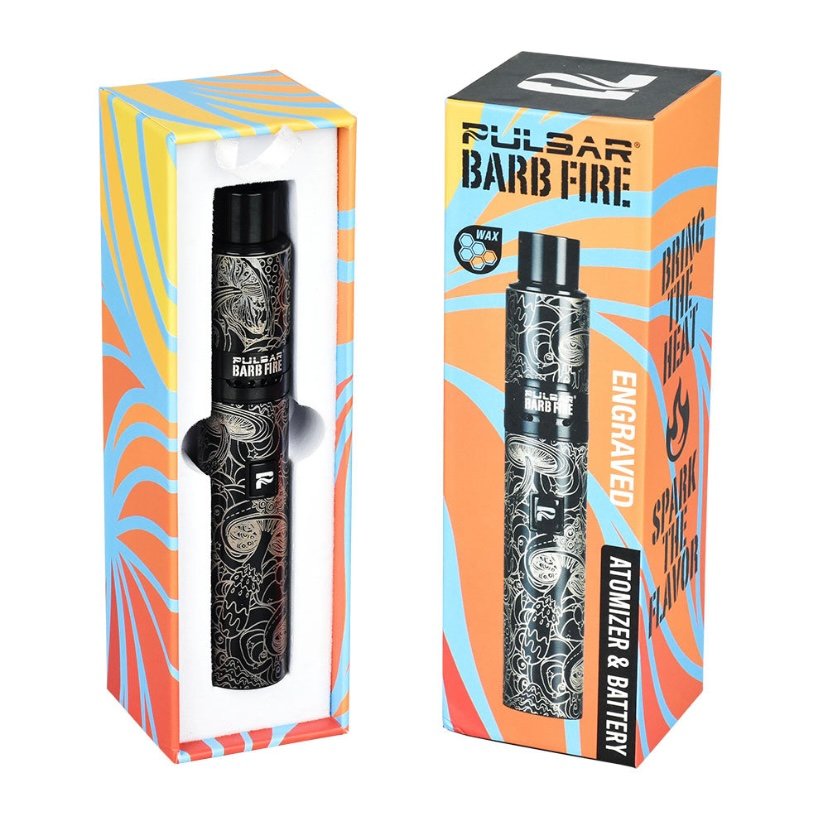 Magic Mushrooms PULSAR MELTING MUSHROOMS VARIABLE VOLTAGE BARB FIRE KIT -1450MAH