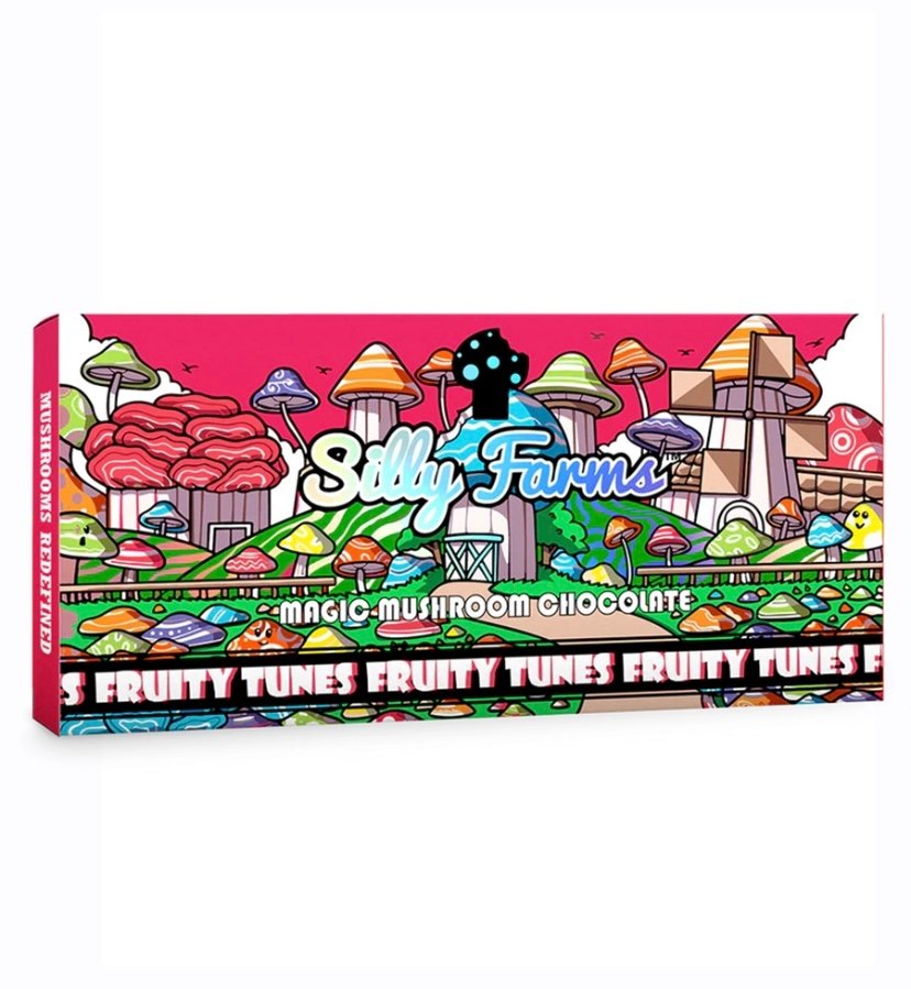 Delta 8 Fruity Tunes Silly Farms Magic Mushroom Chocolate 7G