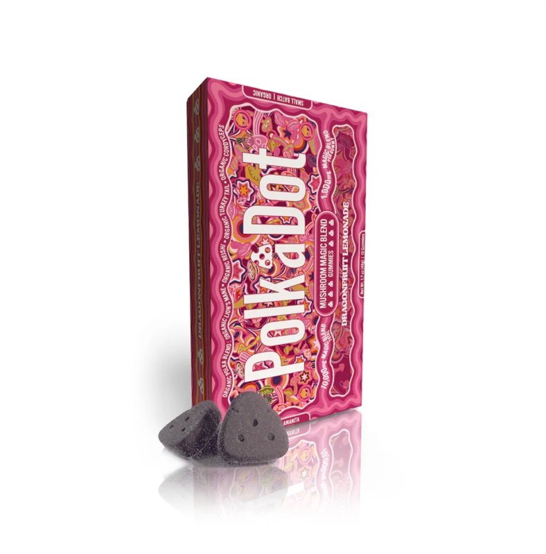Magic Mushrooms Dragonfruit Lemonade Gummies