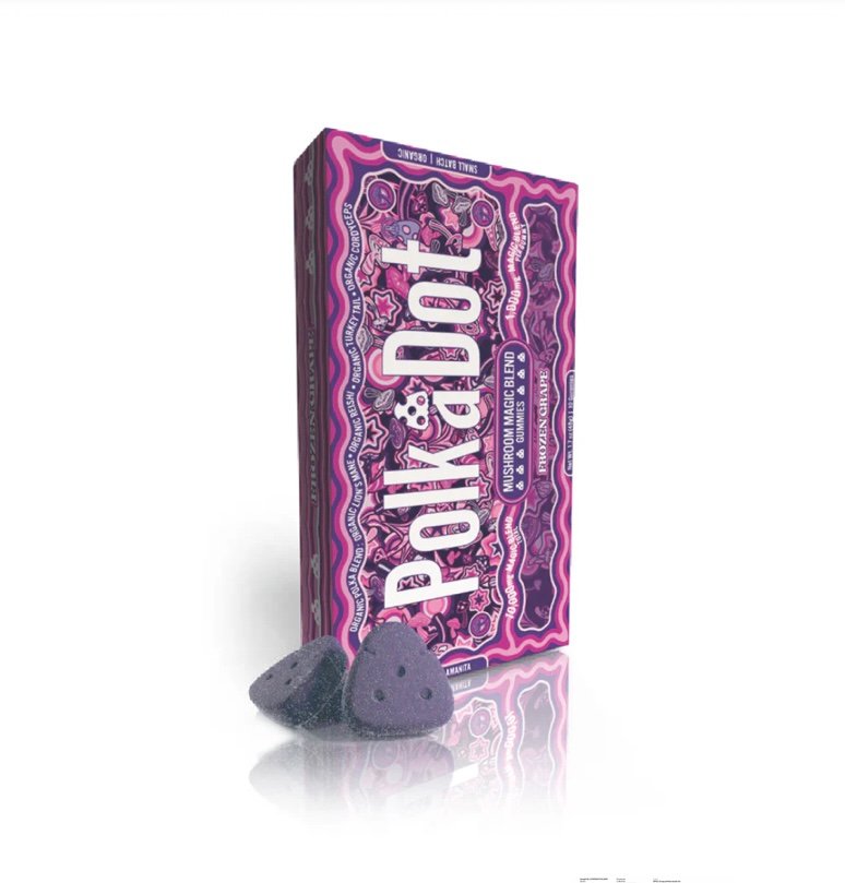 Magic Mushrooms Frozen Grape Gummies