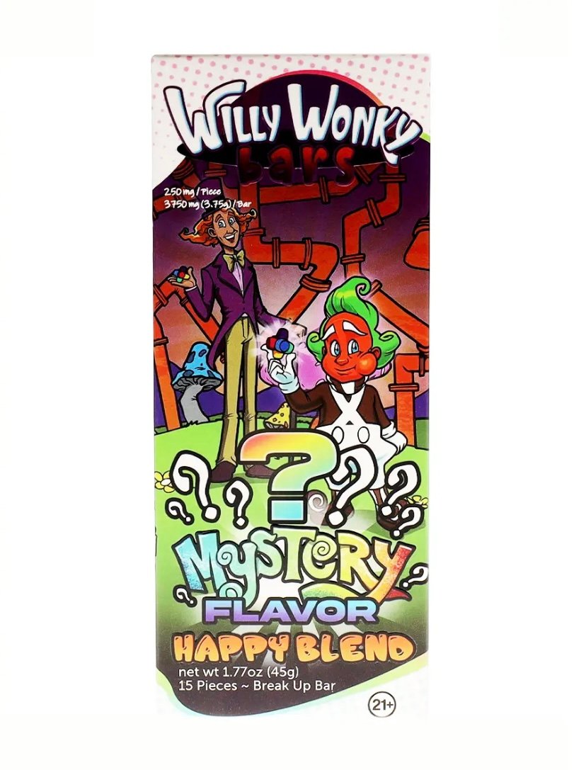 Mystery Mystery Willy Wonky Happy Blend Bars