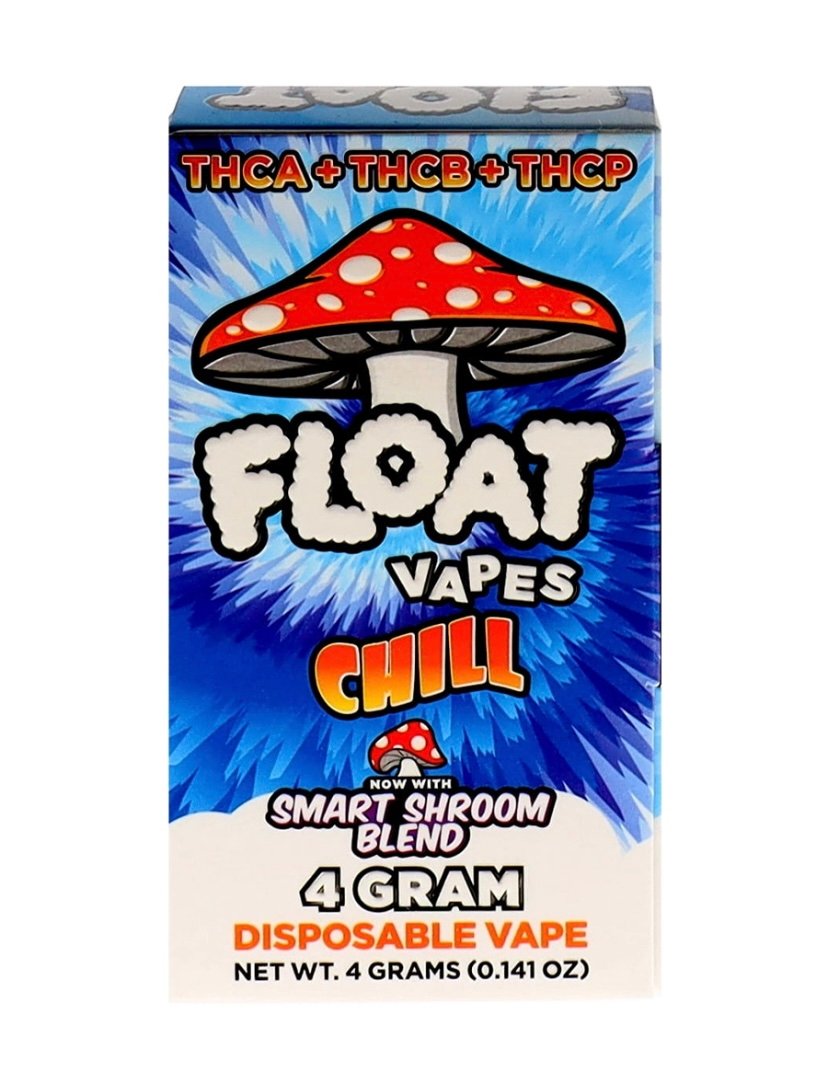 CBD THCA+THCB+THCP Chill Float Smart Shroom Blend Vape 4G
