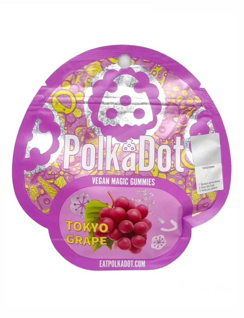 Magic Mushrooms Tokyo Grape Polkadot Vegan Magic Gummies 4G