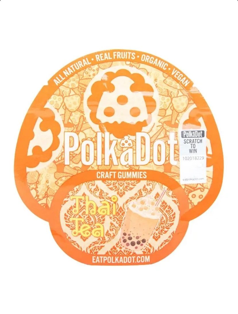 Magic Mushrooms Thai Tea Polkadot Craft Gummies 4G