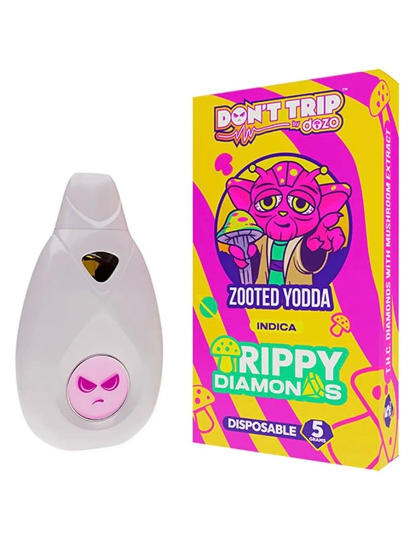 Magic Mushrooms Zooted Yodda Dozo Don’t Trip Trippy Diamonds Disposable 5G