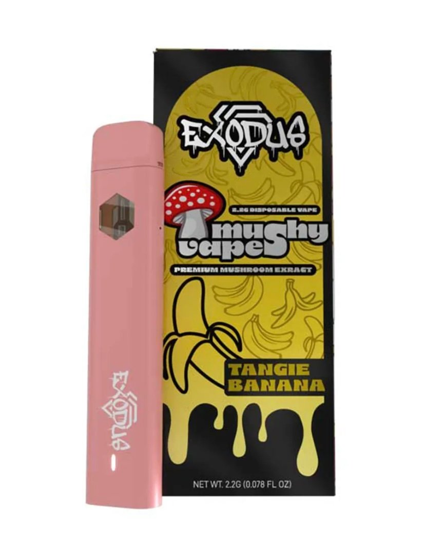 Magic Mushrooms Tangie Banana Exodus Mushy Disposable Vape 2.2G