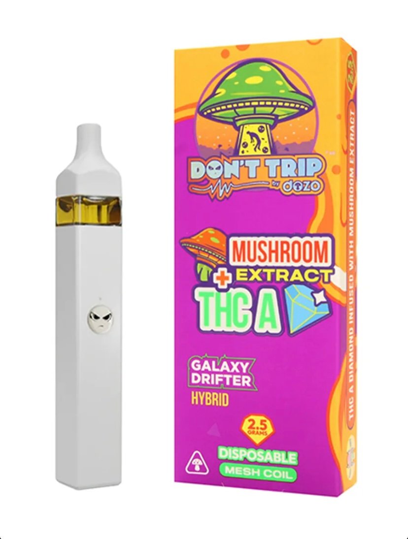Magic Mushrooms Galaxy Drifter Dozo Mushroom Extract + THC-A Disposable 2.5G