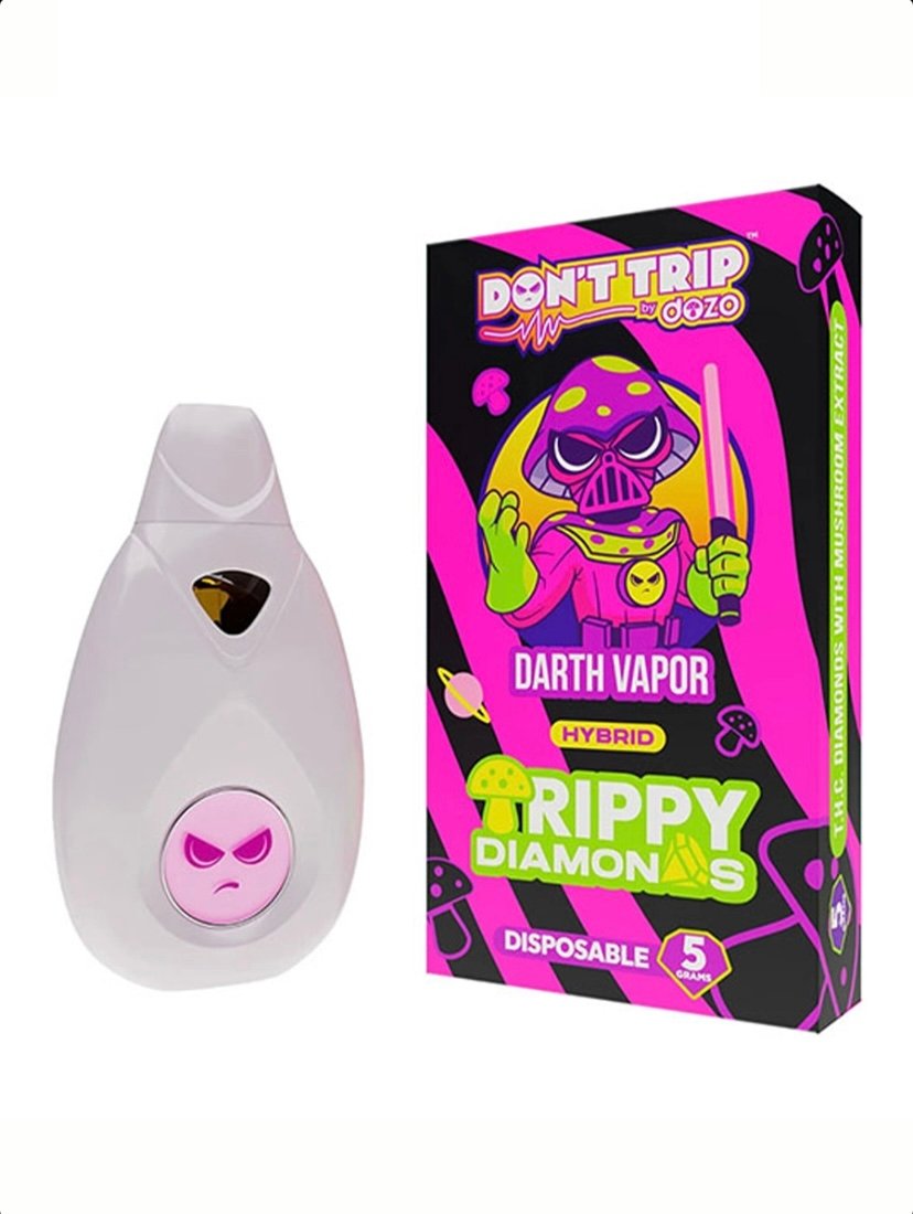Magic Mushrooms Darth Vapor Dozo Don’t Trip Trippy Diamonds Disposable 5G
