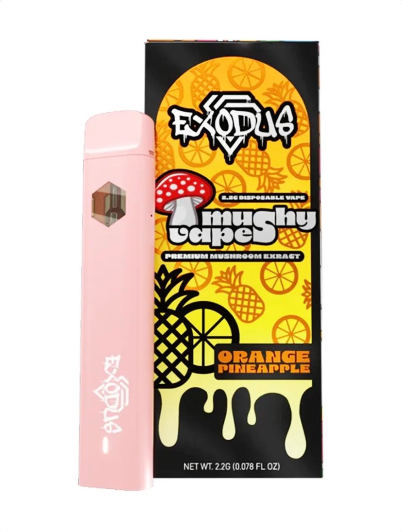 Magic Mushrooms Orange Pineapple Exodus Mushy Disposable Vape 2.2G