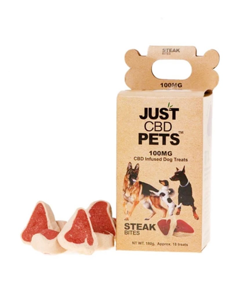 CBD Steak Bites Just CBD Dog Treats 100mg