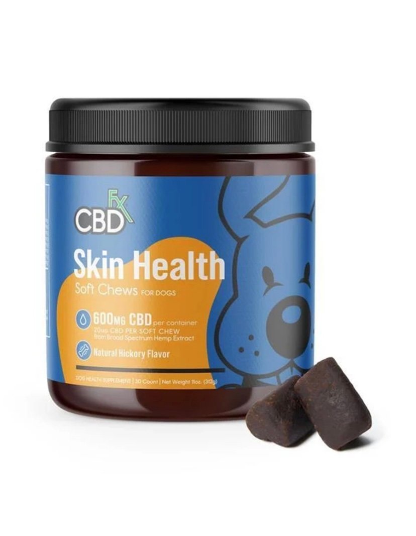 CBD CBDfx Skin Health Soft Chews For Dogs 600mg CBD