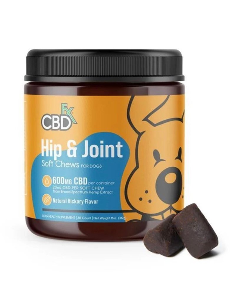 CBD CBDfx Hip & Joint Soft Chews For Dogs 600mg CBD