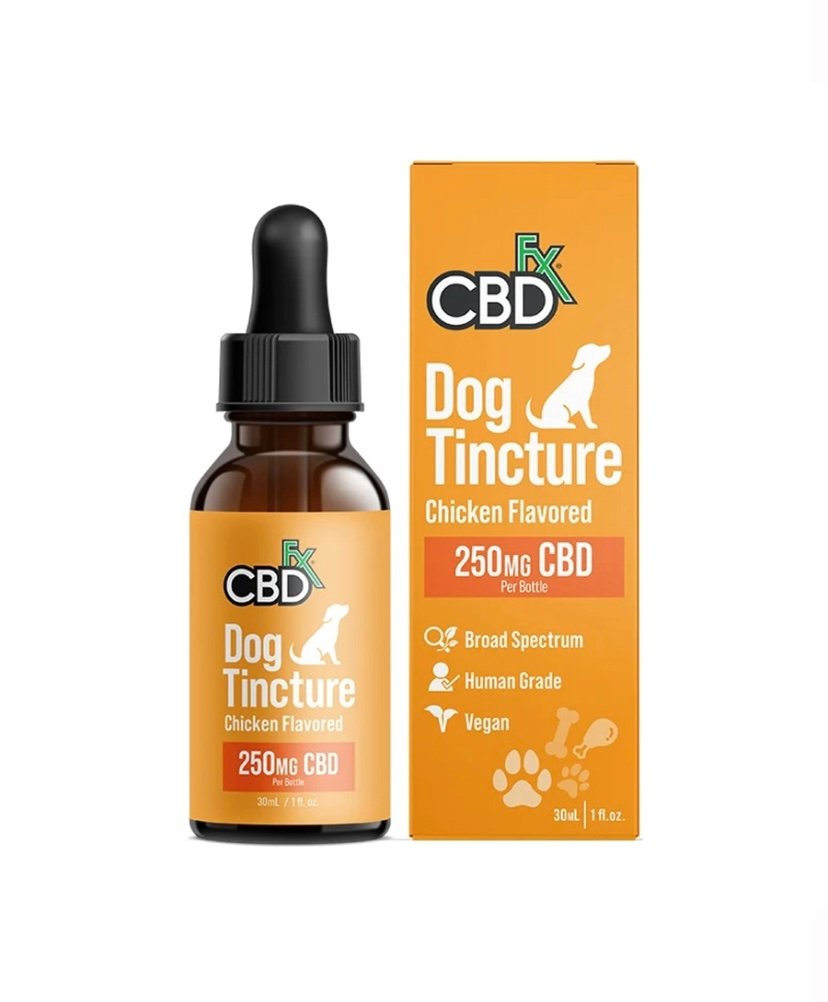 CBD CBDfx Dog Tincture Chicken Flavored