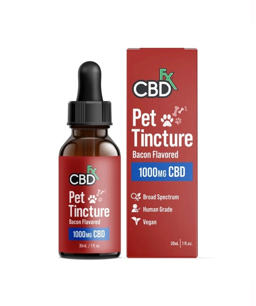 CBD CBDfx Pet Tincture Bacon Flavored
