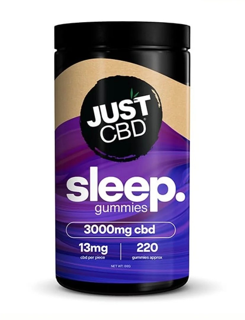 Delta 8 Just CBD Nighttime Melatonin Bear Gummies 3000mg