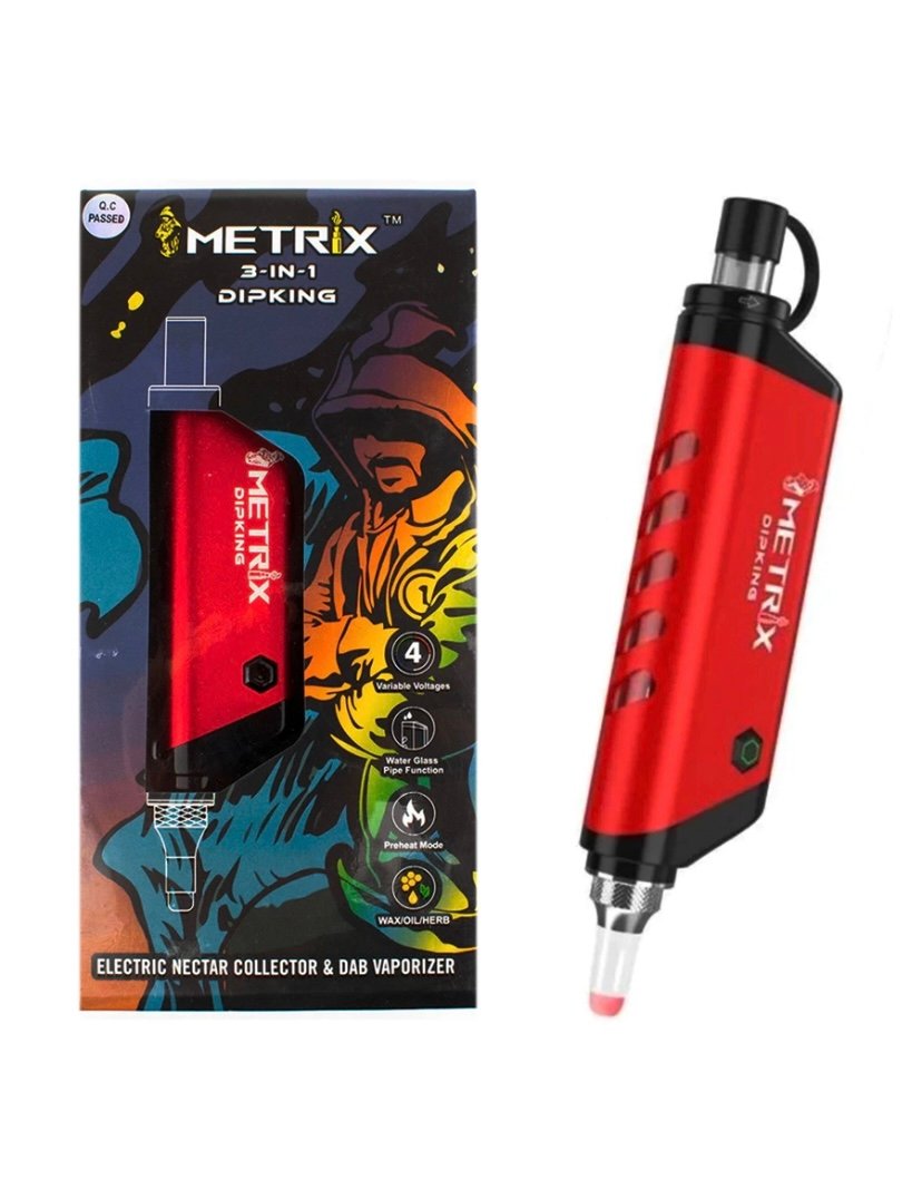 Metrix Metrix 3-In-2 DipKing Electric Nectar Collector & Dab Vaporizer
