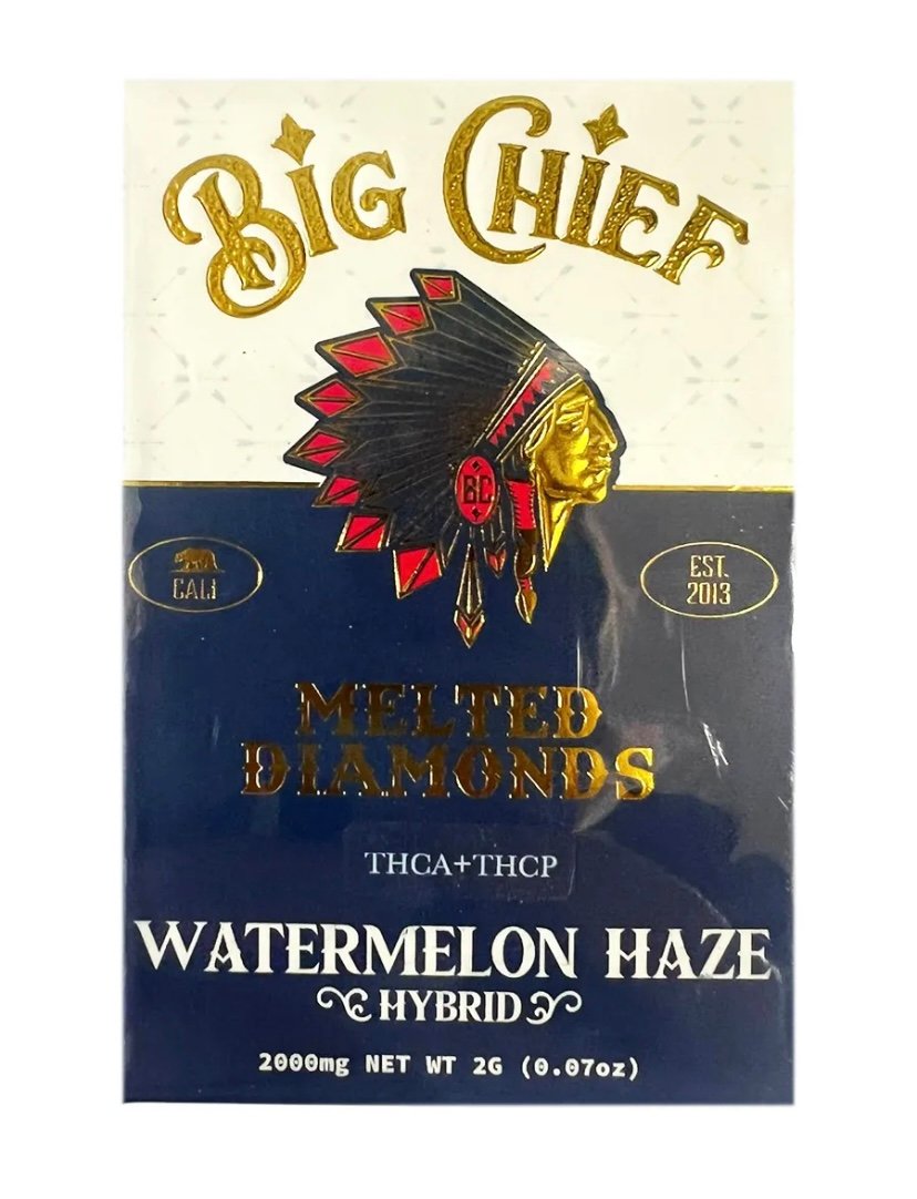 Watermelon Watermelon Haze Big Chief Melted Diamonds THCA+THCP Cart 2G