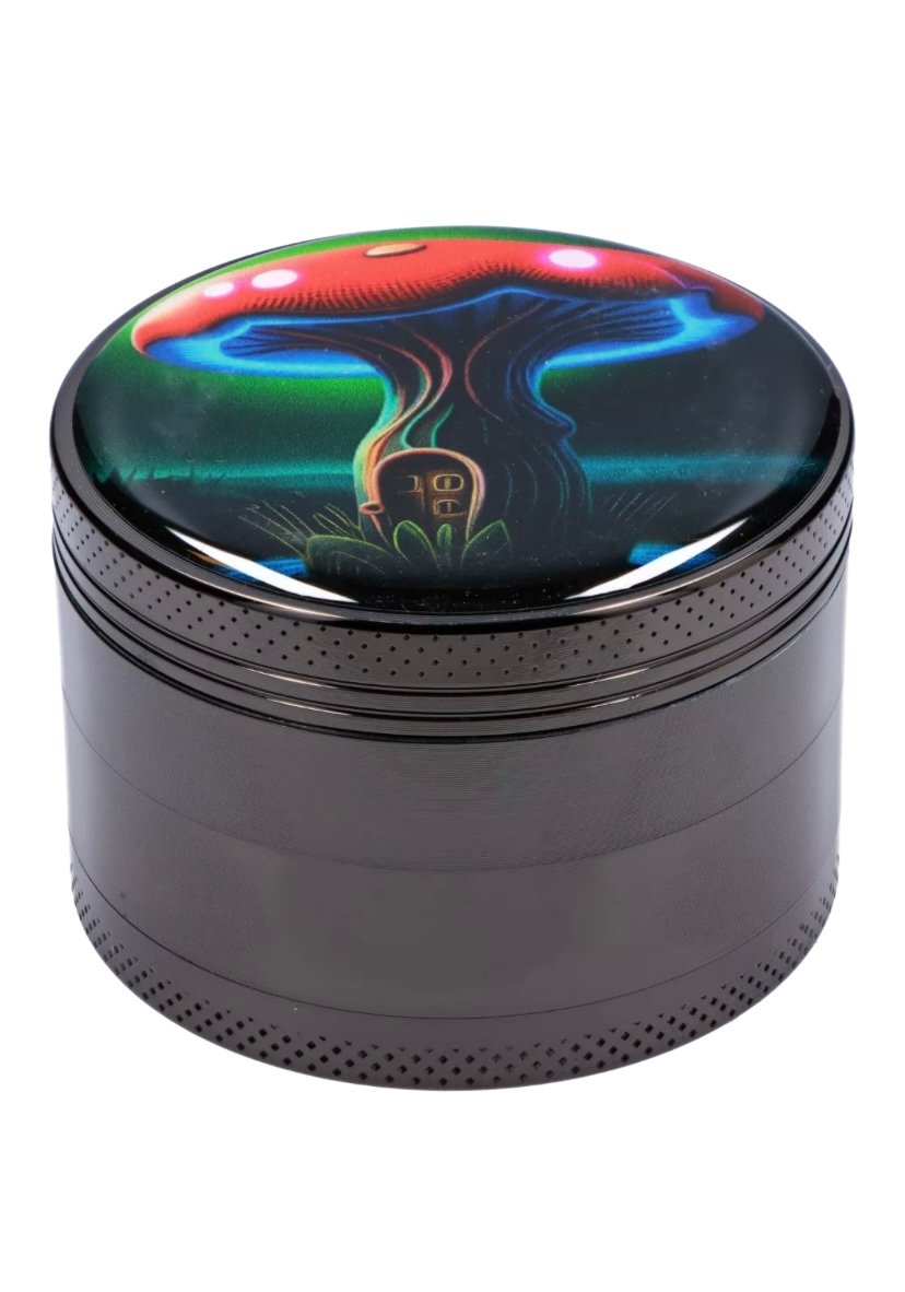 63mm 63mm Chrome w/ Mushroom House Grinder