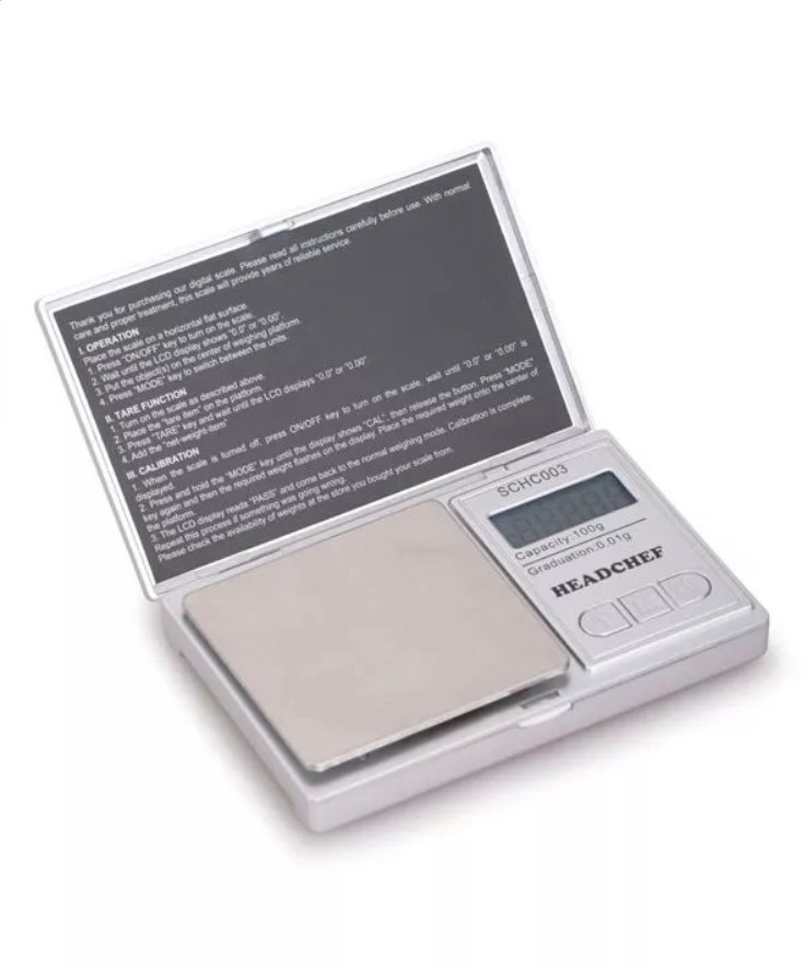 HC003 HC003 HEADCHEF DIGITAL SCALE 100G X 0.01G