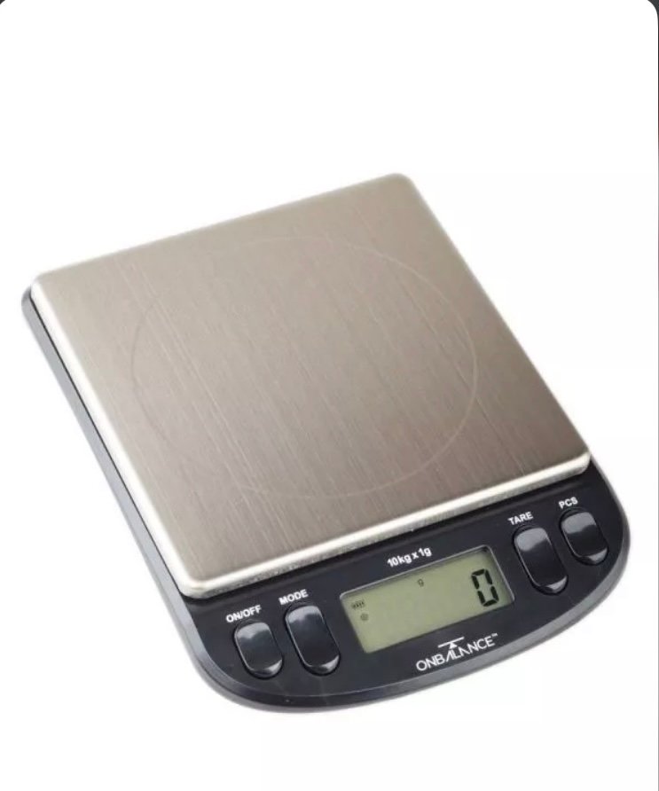 ON ON BALANCE INTREPID BENCH DIGITAL SCALES 10KG X 1G