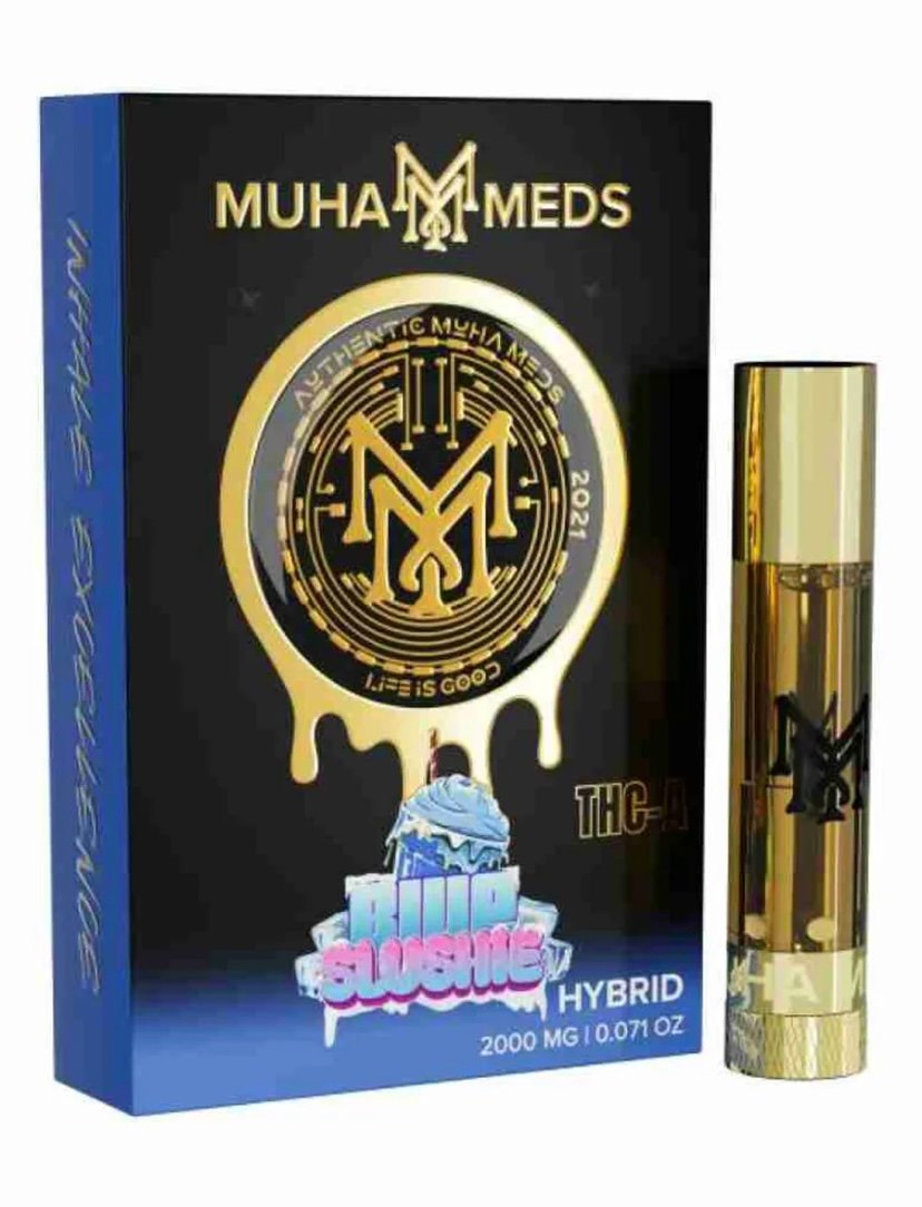 Blue Blue Slushie Muha Meds THC-A Cartridge 2G