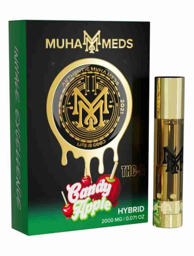 Candy Candy Apple Muha Meds THC-A Cartridge 2G
