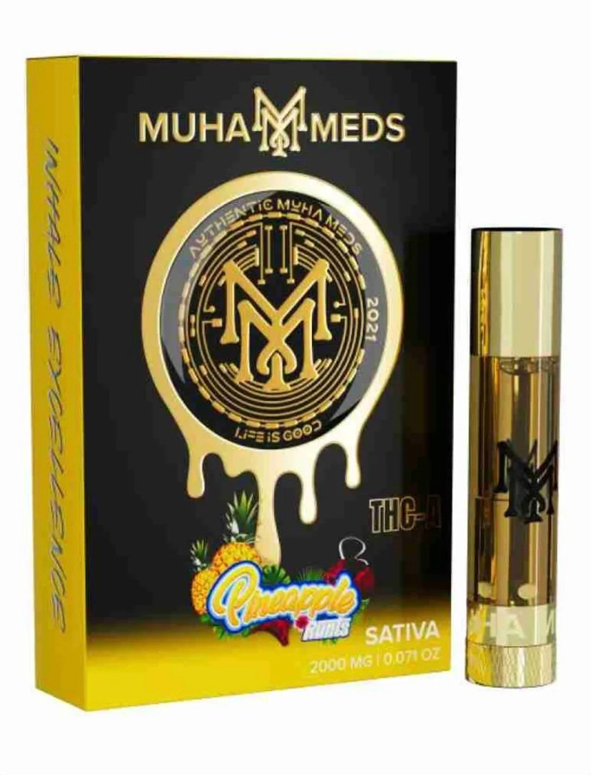 Pineapple Pineapple Runtz Muha Meds THC-A Cartridge 2G