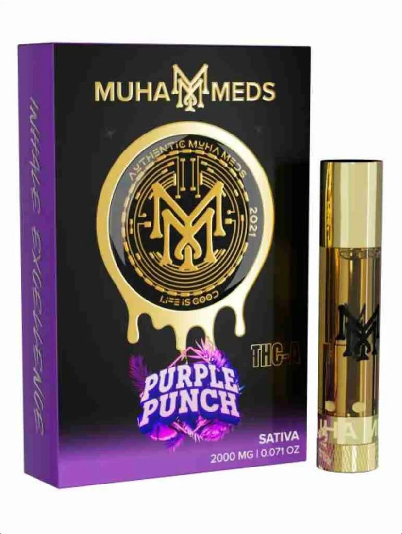 Purple Purple Punch Muha Meds THC-A Cartridge 2G