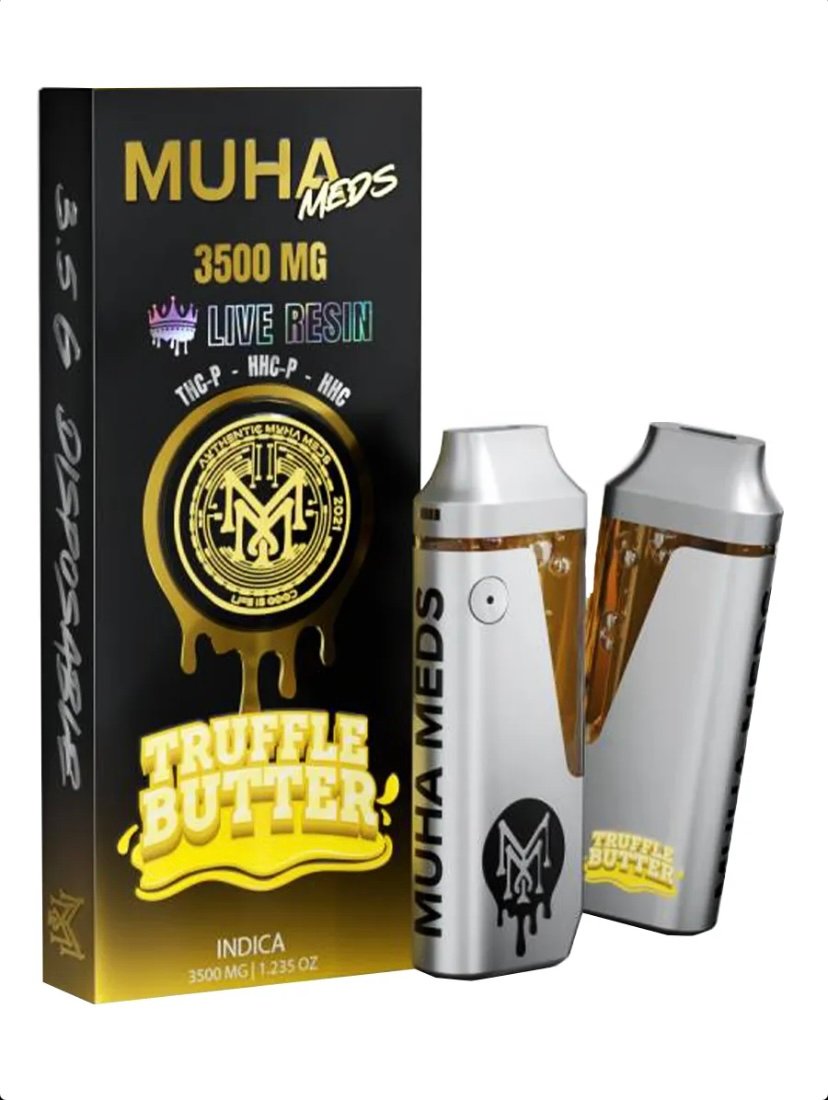 Truffle Truffle Butter Muha Meds Live Resin THCP+HHCP+HHC Vape 3500MG