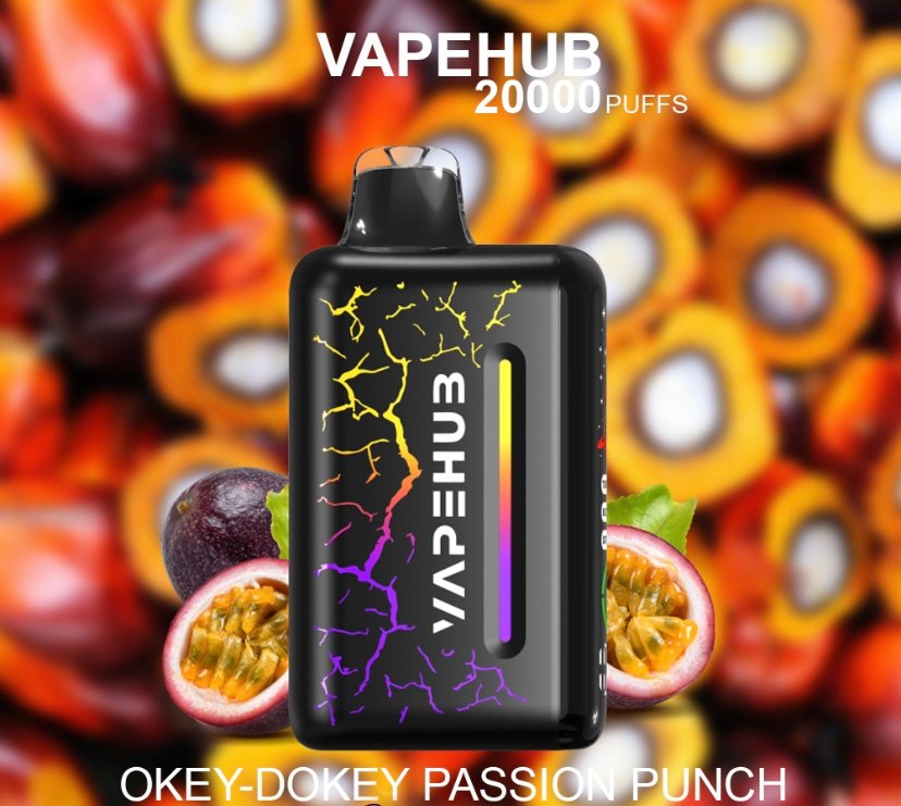 VAPEHUB VAPEHUB OKEY-DOKEY PASSION PUNCH – 20000 PUFFS