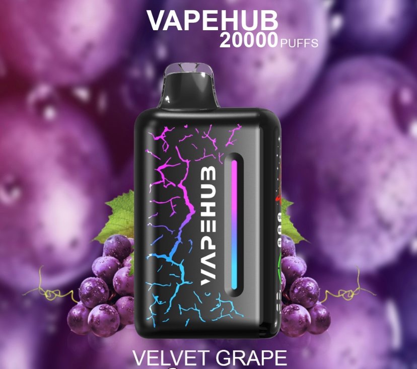 VAPEHUB VAPEHUB VELVET GRAPE – 20000 PUFFS