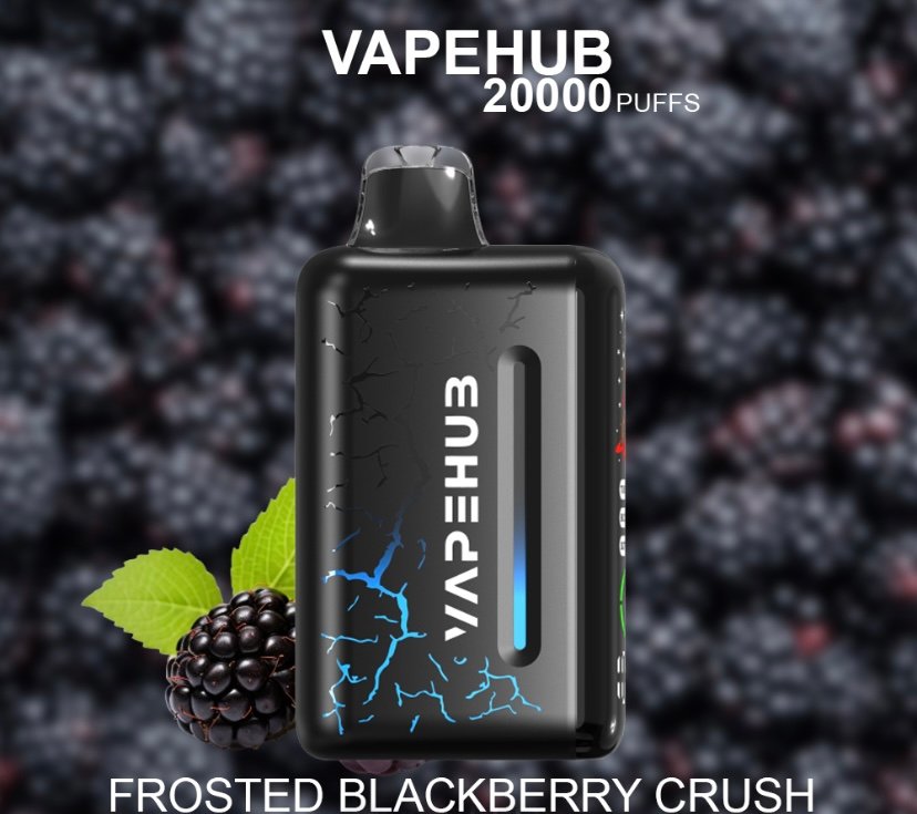 VAPEHUB VAPEHUB FROSTED BLACKBERRY CRUSH – 20000 PUFFS