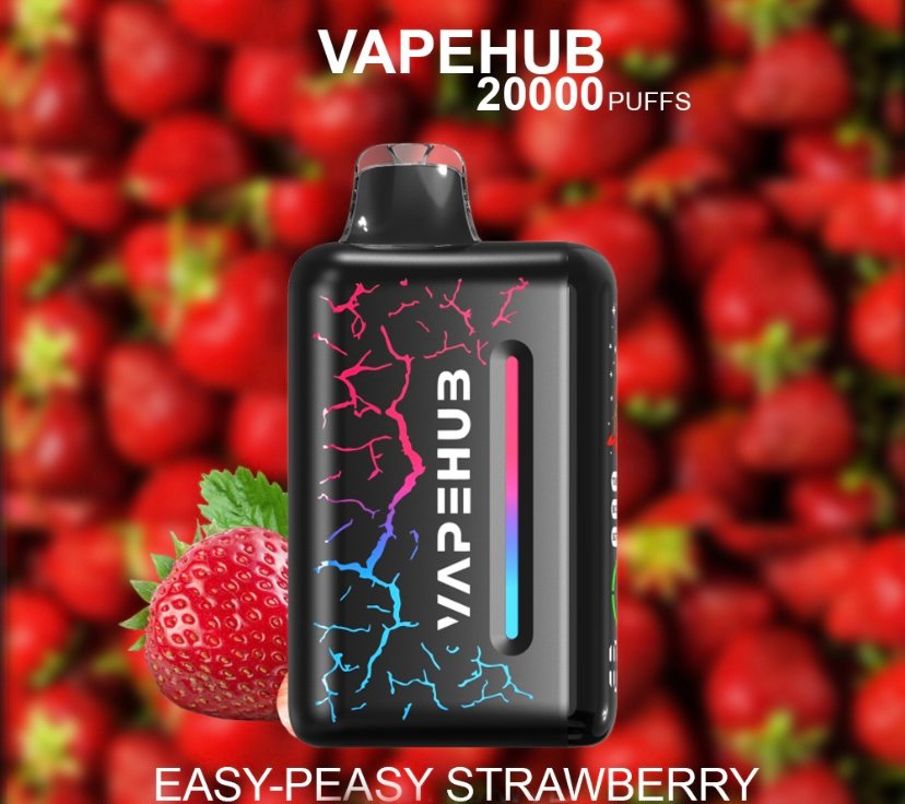 VAPEHUB VAPEHUB EASY-PEASY STRAWBERRY – 20000 PUFFS
