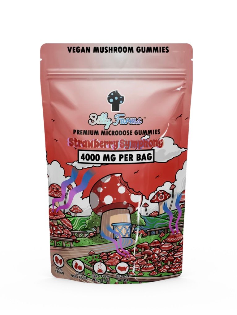Magic Mushrooms Strawberry Symphony Mushroom Gummies