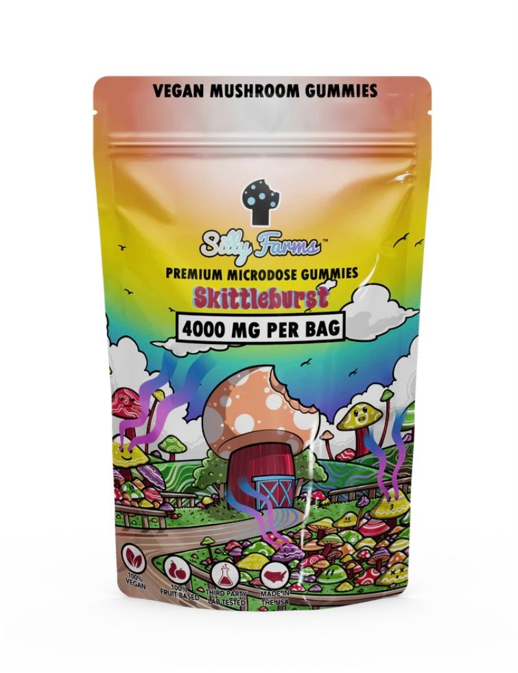 Magic Mushrooms Skittleburst Gummies