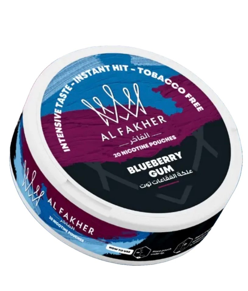 Nicotine Al Fakher - Blueberry Gum Nicotine Pouch