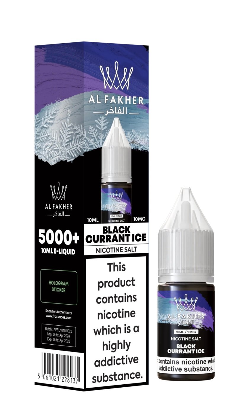 E-LIQUIDS E-LIQUIDS 10MG 10ML BLACKCURRANT ICE